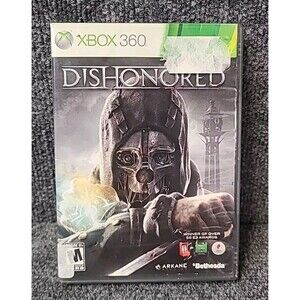 Xbox 360 Dishonored Microsoft Game Only, No Manual Tested Works